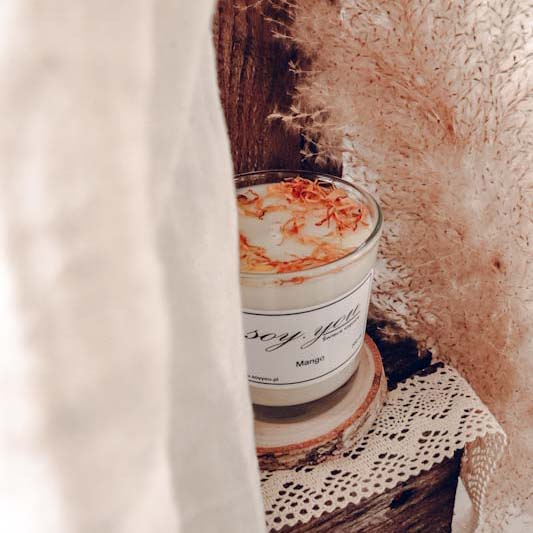 Świeca sojowa - mango 200 ml