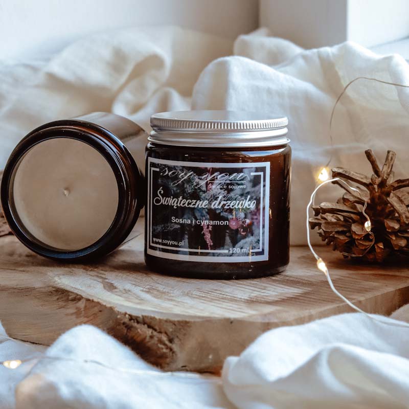 Świeca sojowa - Świąteczne drzewko 120 ml