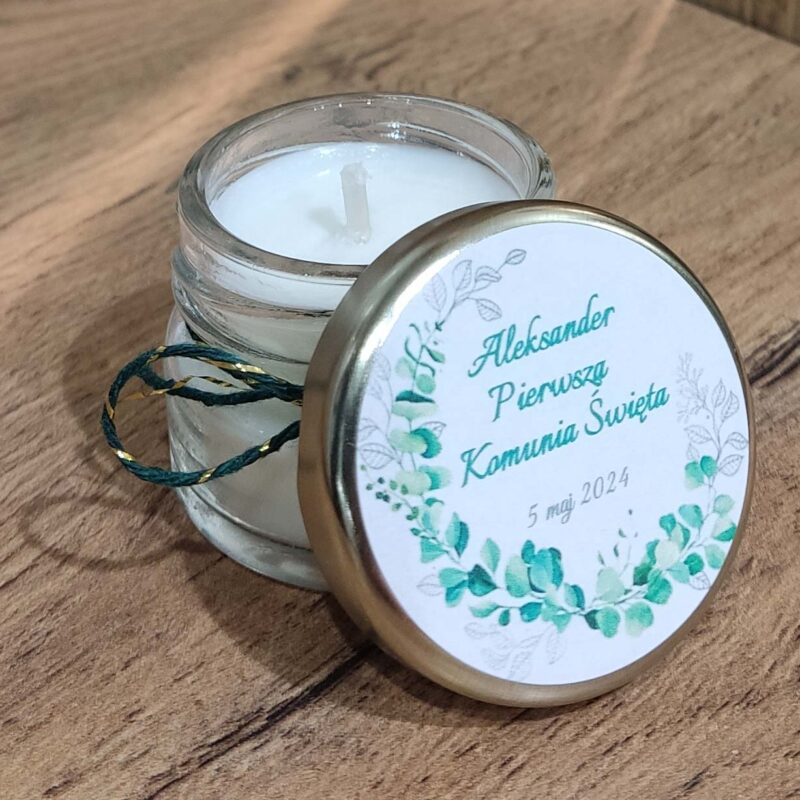 Mini-świeczki podziękowanie dla gości 30 ml