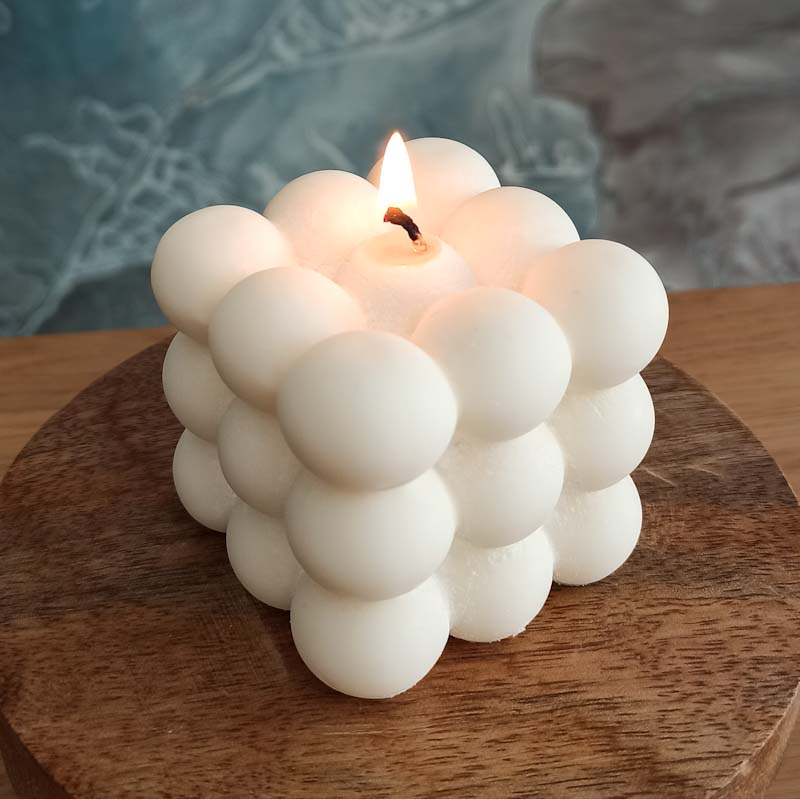 Świeca sojowa bubble - Wieczór przy kominku160 ml