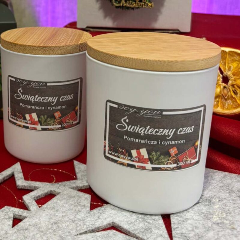 Świeca sojowa - Świąteczny czas 300 ml