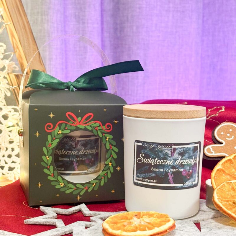 Świeca sojowa - Świąteczne drzewko 200 ml