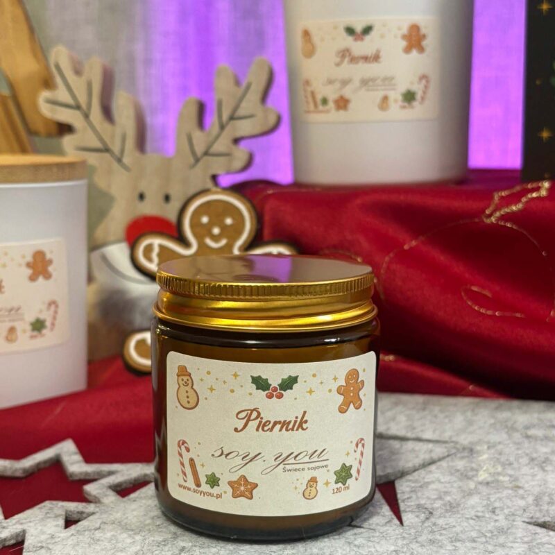 Świeca sojowa - Piernik 120 ml