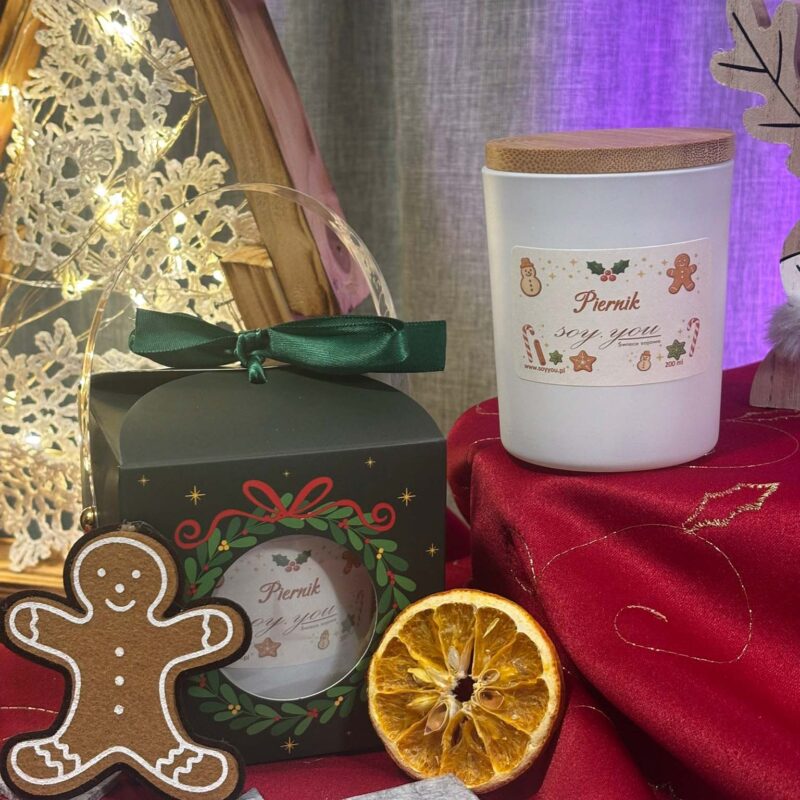 Świeca sojowa - Piernik 200 ml