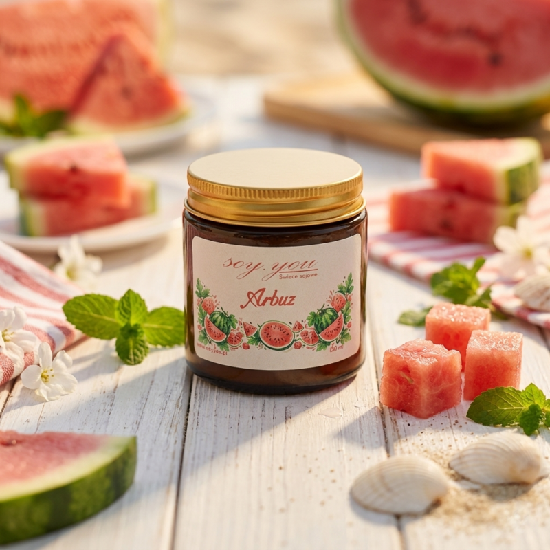 Świeca sojowa - Arbuz 120 ml