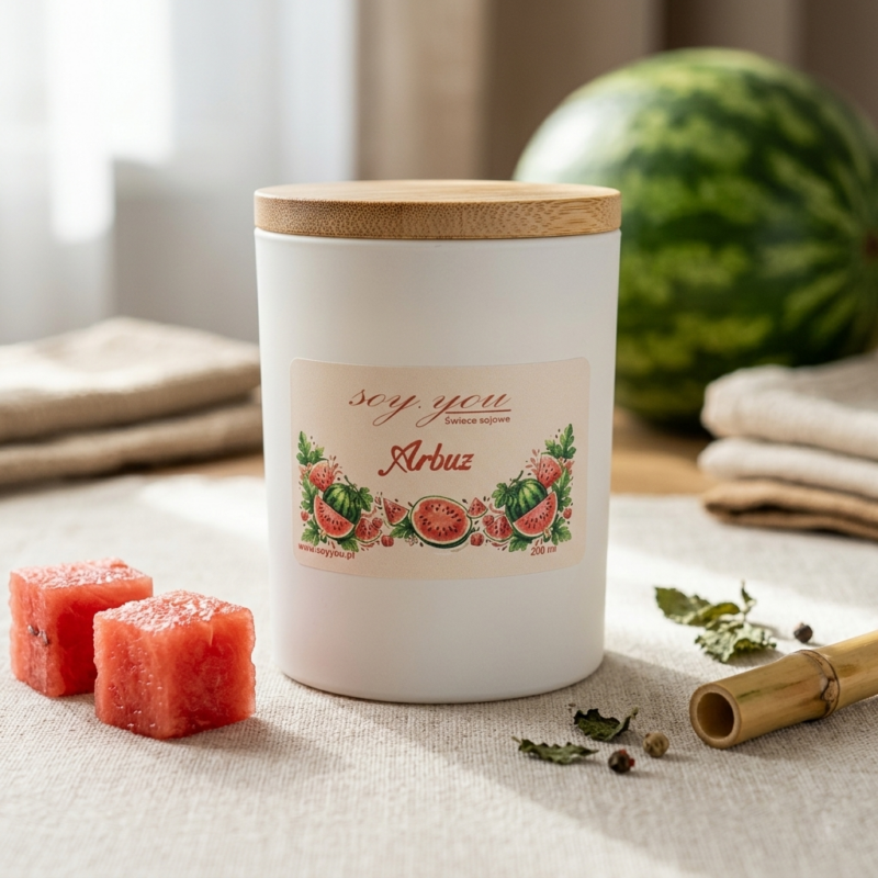 Świeca sojowa - Arbuz 200 ml