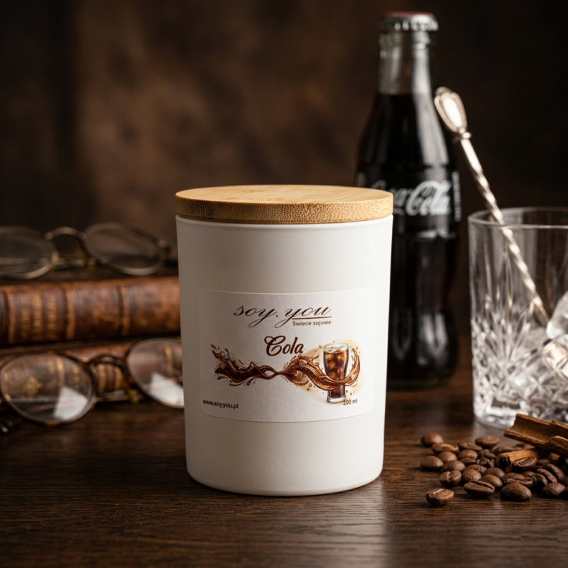 Świeca sojowa - Cola 200 ml
