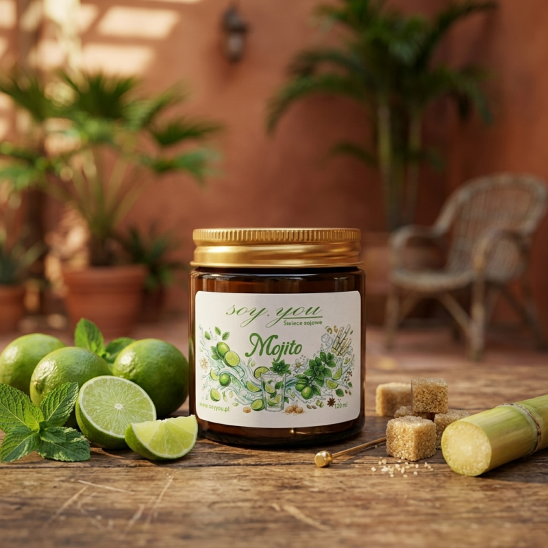 Świeca sojowa - Mojito 120 ml