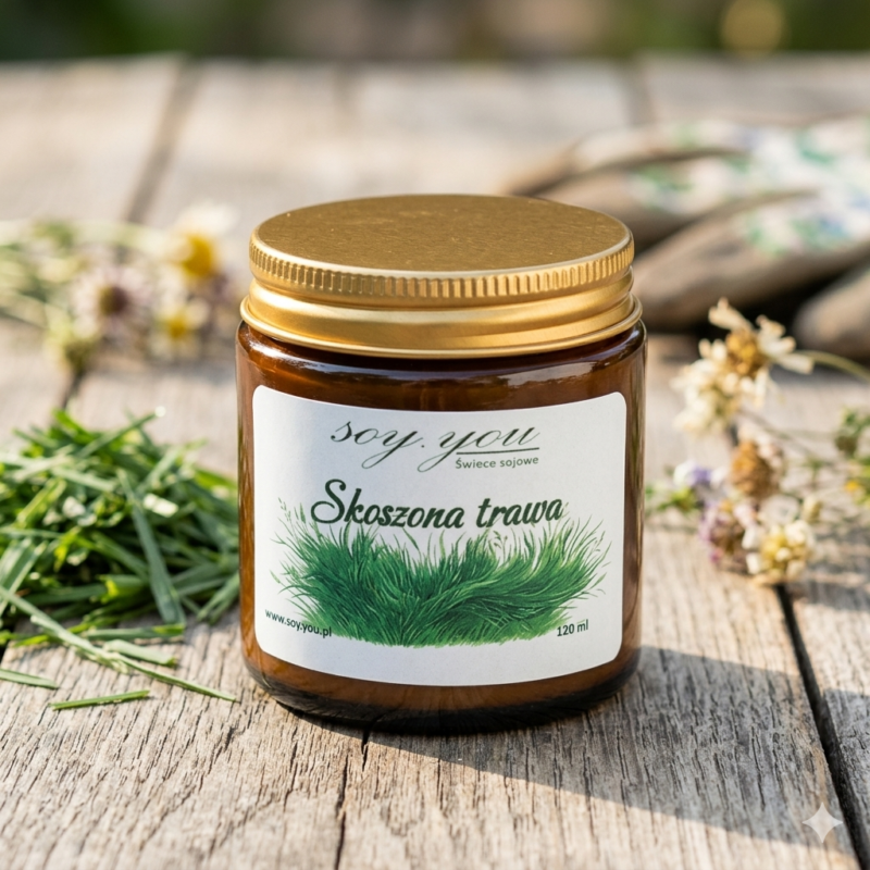 Świeca sojowa - Skoszona trawa 120 ml