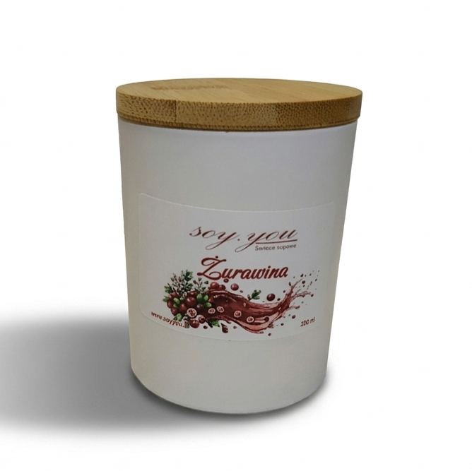 Świeca sojowa - Żurawina 200 ml - obrazek 3